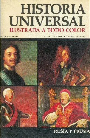 Libro usado en venta: Rusia y Prusia - N? 71 de Historia Universal; editorial Noguer impreso en 1974 realizamos envios a todo el mundo.1