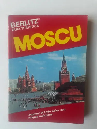 Libro usado en venta: Moscu de Berlitz - Guia Turistica; editorial Berlitz impreso en 1976 realizamos envios a todo el mundo.1