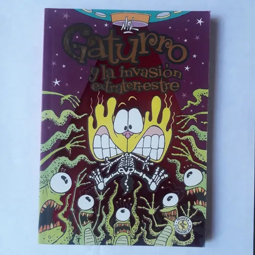 Libro usado en venta: Gaturro y la invasion extraterrestre de Nik; editorial Sudamericana impreso en 2014 realizamos envios a todo el mundo.1