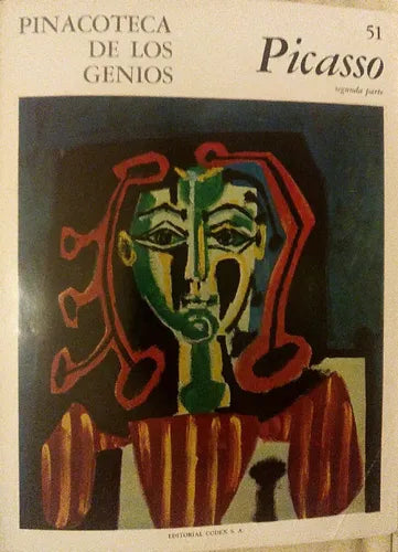 Libro usado en venta: Pinacoteca de los genios 51 de Pablo Picasso (Segunda Parte); editorial Codex impreso en 1964 realizamos envios a todo el mundo.1