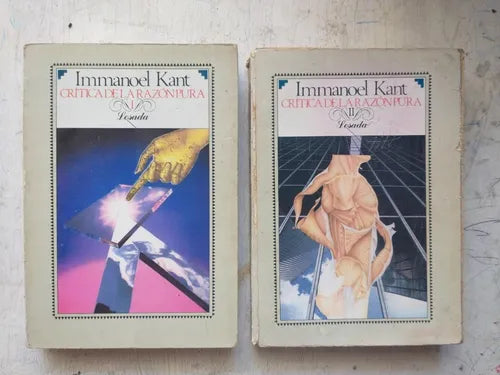 Libro usado en venta: Critica de la razon pura (2 Tomos) de Immanuel Kant; editorial Losada impreso en 1992 realizamos envios a todo el mundo.1