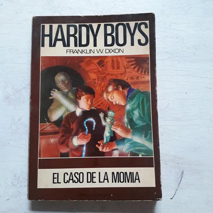 Libro usado en venta: El caso de la momia de Franklin W. Dixon (Hardy Boys); editorial Javier Vergara impreso en 1981 envios a todo el mundo.1