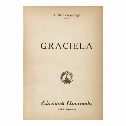 Portada del libro Graciela de A. De Lamartine