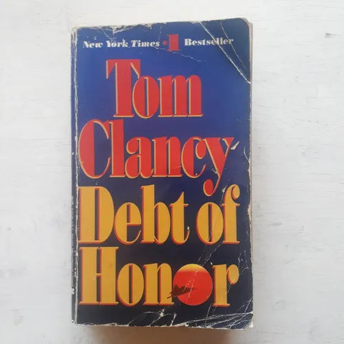 Libro usado en venta: Debt of honor de Tom Clancy; editorial Berkley impreso en 1995 realizamos envios a todo el mundo.1