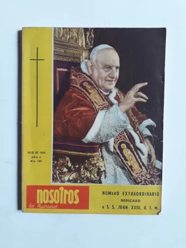 Libro usado en venta: Numero extraordinario dedicado a S.S. Juan XXIII, d.f.m. de Nosotros los muchachos; impreso en 1963 envios a todo el mundo.1