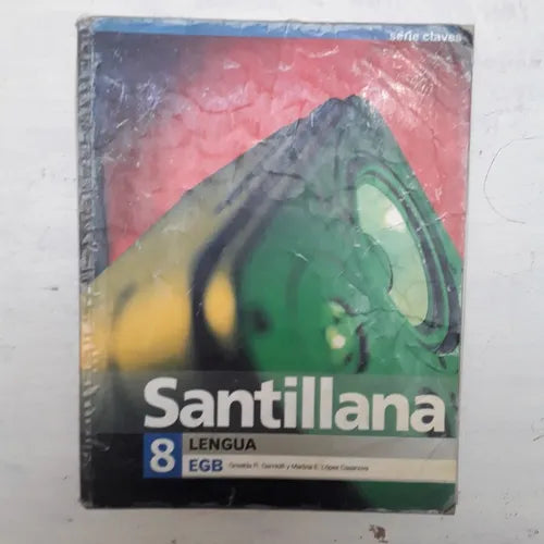 Libro usado en venta: Lengua 8 E.G.B.; editorial Santillana impreso en 2000 realizamos envios a todo el mundo.1
