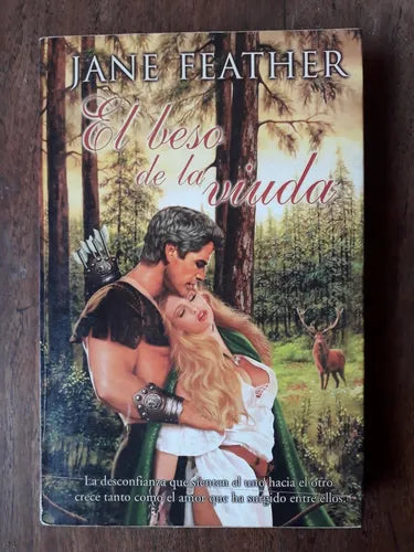 Libro usado en venta: El beso de la viuda de Jane Feather; editorial Javier Vergara impreso en 2002 realizamos envios a todo el mundo.1