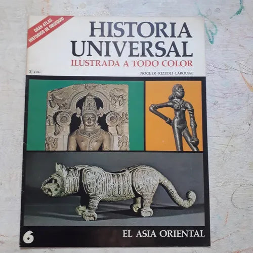Libro usado en venta: El Asia oriental N?6 de Historia Universal; editorial Noguer impreso en 1974 realizamos envios a todo el mundo.1