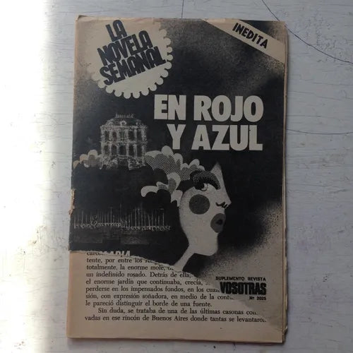 Libro usado en venta: En rojo y azul - N? 2025 de Revista Suplemento Vosotras; realizamos envios a todo el mundo.1