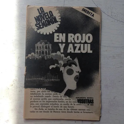 Libro usado en venta: En rojo y azul - N? 2025 de Revista Suplemento Vosotras; realizamos envios a todo el mundo.1