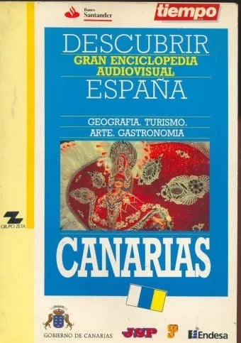 Libro usado en venta: Descubrir Espa?a - Canarias; editorial Tiempo realizamos envios a todo el mundo.1