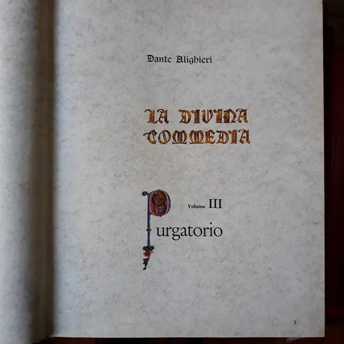 Libro usado en venta: La divina commedia (Solo se ofrece Tomo 3-4-5-6) de Dante Alighieri; editorial Fratelli Fabbri impreso en 1963.1