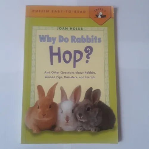 Libro usado en venta: Why do rabbits hop? - Level 3 de Joan Holub; editorial Puffin Books impreso en 2003 realizamos envios a todo el mundo.1