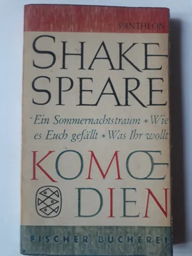 Libro usado en venta: Ein Sommernachtstraum - Wie es euch gef?llt - Was ihr wollt. Kom?dien. Mit einer Einleitung von Helmut Viebrock de Shakespeare1.1