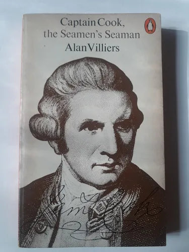 Libro usado en venta: Captain Cook, the Seamen's Seaman de Alan Villiers; editorial Penguin Books impreso en 1969 realizamos envios a todo el mundo.1