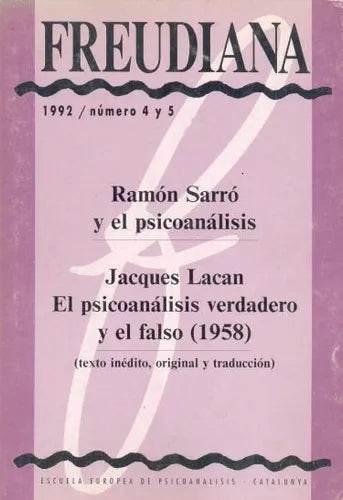 Libro usado en venta: Freudiana; editorial Paidos realizamos envios a todo el mundo.1