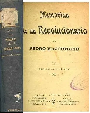 Libro usado en venta: Memorias de un revolucionario de Pedro Kropotkine; editorial Maucci Hermanos realizamos envios a todo el mundo.1
