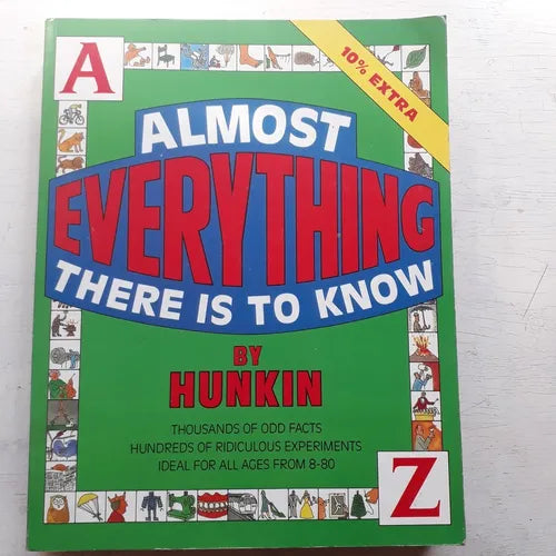 Libro usado en venta: Almost everything there is to know de Tim Hunkin; editorial Hamlyn impreso en 1990 realizamos envios a todo el mundo.1