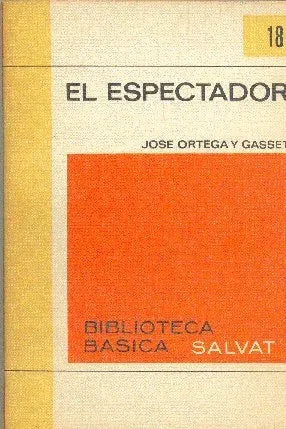 Libro usado en venta: El espectador de Jose Ortega y Gasset; editorial Salvat impreso en 1970 realizamos envios a todo el mundo.1