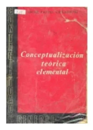 Libro usado en venta: Conceptualizacion teorica elemental de Oscar Daniel Chilkowsky; editorial Avance impreso en 1976 envios a todo el mundo.1