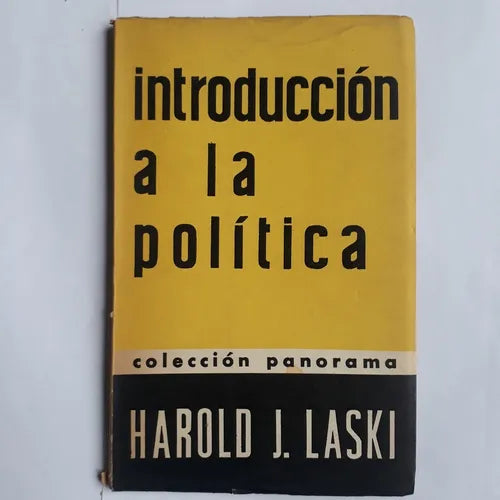 Libro usado en venta: Introduccion a la politica de Harold J. Laski; editorial Siglo Veinte impreso en 1957 realizamos envios a todo el mundo.1