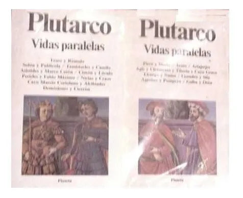 Libro usado en venta: Vidas paralelas de Plutarco; editorial Planeta impreso en 1990 realizamos envios a todo el mundo.1