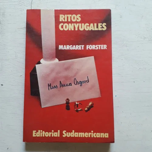 Libro usado en venta: Ritos conyugales de Margaret Forster; editorial Sudamericana impreso en 1982 realizamos envios a todo el mundo.1