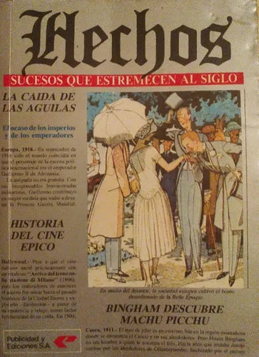 Libro usado en venta: Hechos: Sucesos que estremecen al siglo; editorial Publicidad y Ediciones impreso en 1987 realizamos envios a todo el mundo.1
