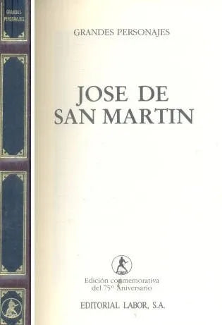 Libro usado en venta: Jose de San Martin; editorial Labor impreso en 1992 realizamos envios a todo el mundo.1