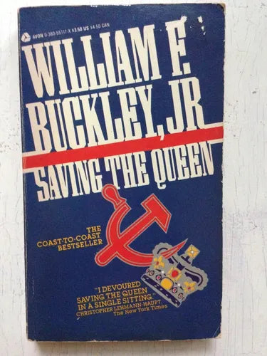 Libro usado en venta: Saving the Queen de William F. Buckley, Jr.; editorial Avon impreso en 1981 realizamos envios a todo el mundo.1