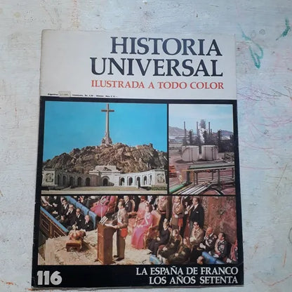 Libro usado en venta: La Espa?a de Franco - Los a?os setenta N?116 de Historia Universal; editorial Noguer impreso en 1974 envios a todo el mundo.1