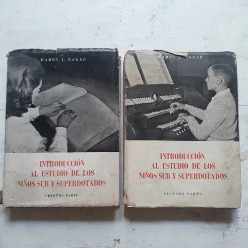Libro usado en venta: Introduccion al estudio de los ni?os sub y superdotados de Harry J. Baker; editorial Kapelusz impreso en 1955.1
