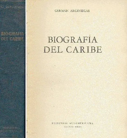 Libro usado en venta: Biografia del Caribe de German Arciniegas; editorial Sudamericana impreso en 1947 realizamos envios a todo el mundo.1