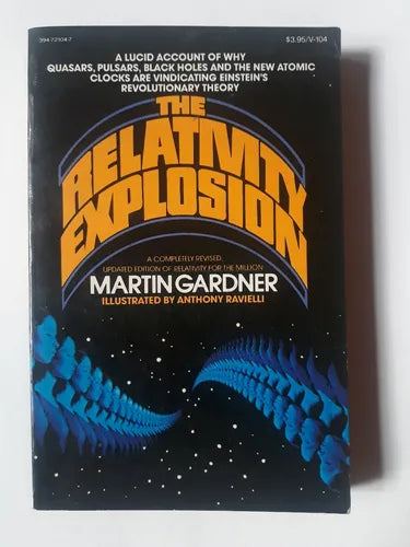 Libro usado en venta: The relativity explosion de Martin Gardner; editorial Vintage impreso en 1976 realizamos envios a todo el mundo.1