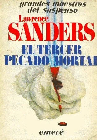 Libro usado en venta: El tercer pecado mortal de Lawrence Sanders; editorial Emece impreso en 1982 realizamos envios a todo el mundo.1