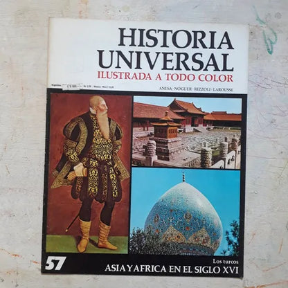 Libro usado en venta: Los turcos - Asia y Africa en el siglo XVI N?57 de Historia Universal; editorial Noguer impreso en 1974 envios a todo el mundo.1