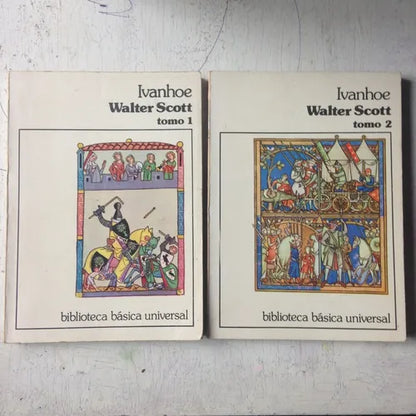 Libro usado en venta: Ivanhoe (2 Tomos) de Walter Scott; editorial Centro Editor de America Latina impreso en 1978 realizamos envios a todo el mundo.1