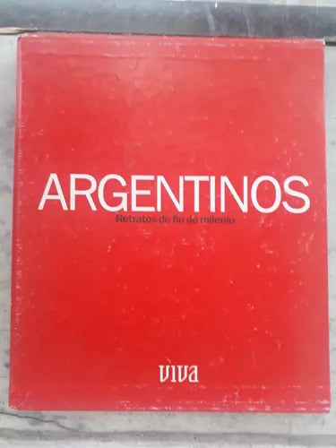 Libro usado en venta: Argentinos retratos de fin de milenio; editorial Artes Graficas impreso en 1999 realizamos envios a todo el mundo.1