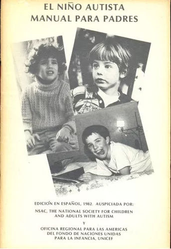 Libro usado en venta: El ni?o autista - Manual para padres; impreso en 1982 realizamos envios a todo el mundo.1