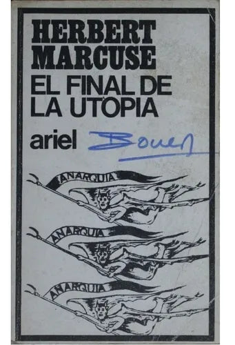 Libro usado en venta: El final de la utop?a de Herbert Marcuse; editorial Ariel impreso en 1968 realizamos envios a todo el mundo.1