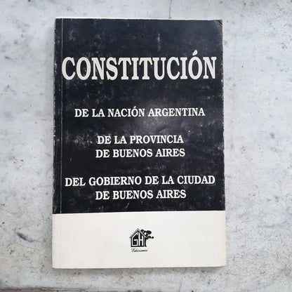Libro usado en venta: Constitucion De La Nacion Argentina; editorial GH impreso en 1999 realizamos envios a todo el mundo.1