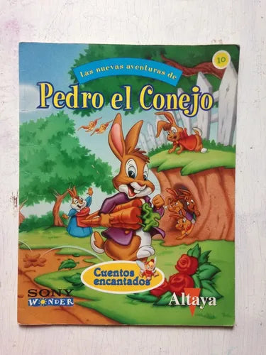 Libro usado en venta: Las nuevas aventuras de Pedro el conejo; editorial Altaya impreso en 1998 realizamos envios a todo el mundo.1