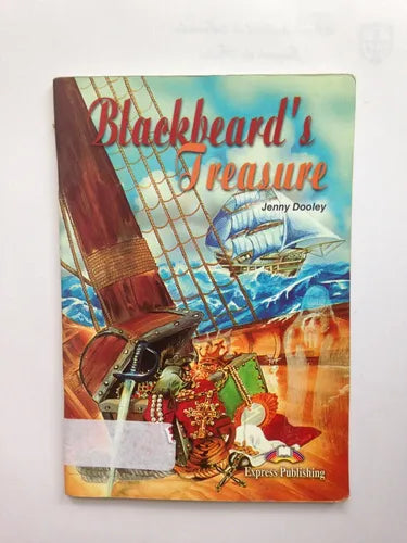 Libro usado en venta: Blackbeard's treasure de Jenny Dooley; editorial Express Publishing impreso en 2002 realizamos envios a todo el mundo.1
