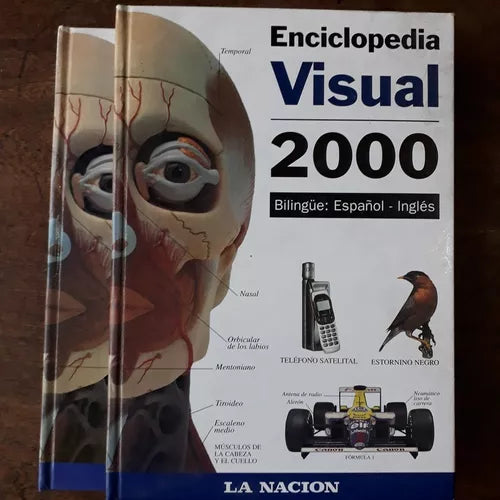 Libro usado en venta: Enciclopedia Visual 2000 Bilingue - 2 Tomos; editorial La Nacion impreso en 1996 realizamos envios a todo el mundo.1