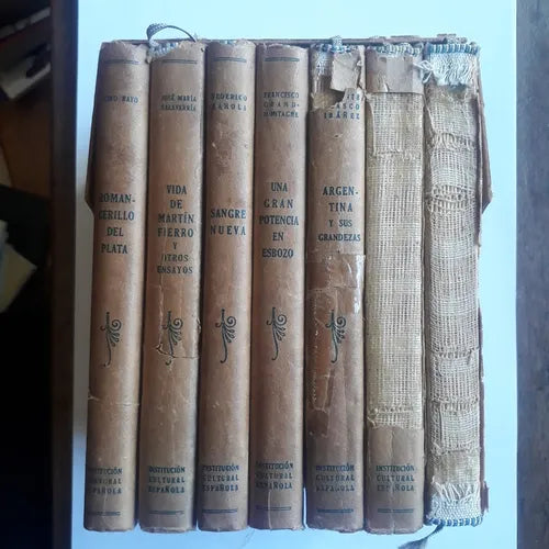 Libro usado en venta: 7 Tomos de la Serie Espa?ola de Validacion Argentina; editorial Institucion cultural española impreso en 1943.1