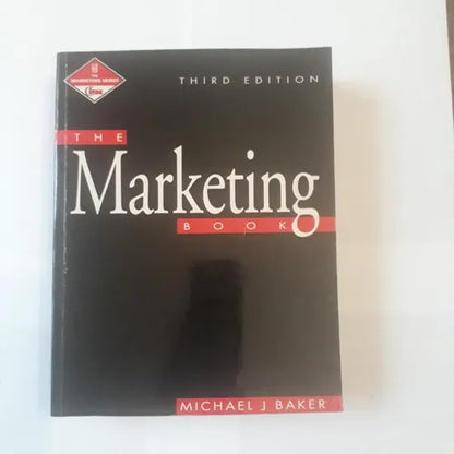 Libro usado en venta: The Marketing book de Michael J. Baker; editorial Butterworth Heinemann impreso en 1997 realizamos envios a todo el mundo.1