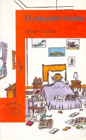 Portada del libro El Pequeño Nicolás de René Goscinny y Jean-Jacques Sempé, edición ilustrada en español