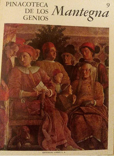 Libro usado en venta: Pinacoteca de los genios 9 de Andres Mantegna; editorial Codex impreso en 1964 realizamos envios a todo el mundo.1