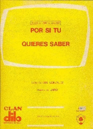 Libro usado en venta: Por si tu quieres saber de Jairo; editorial Clan Dilo impreso en 1973 realizamos envios a todo el mundo.1