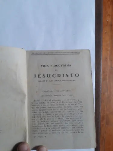 Libro usado en venta: Vida de Jesucristo de P. Avancini; impreso en 1951 realizamos envios a todo el mundo.1